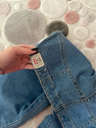 38 Beden mavi Renk Düşük Bel Vintage Kot
