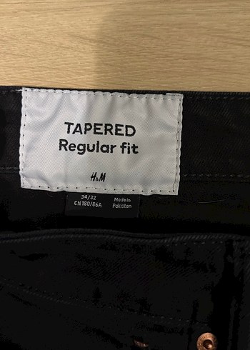 Erkek Siyah Normal Kesim Kot Pantolon - Görsel 2