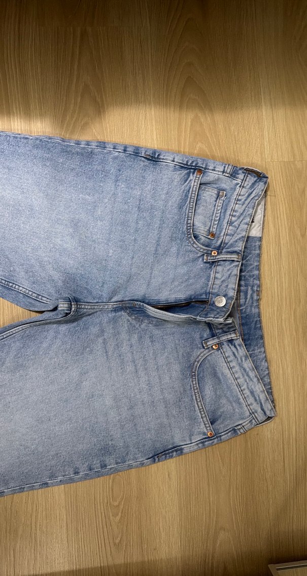 Erkek Açık Mavi Normal Kesim Kot Pantolon - Görsel 3