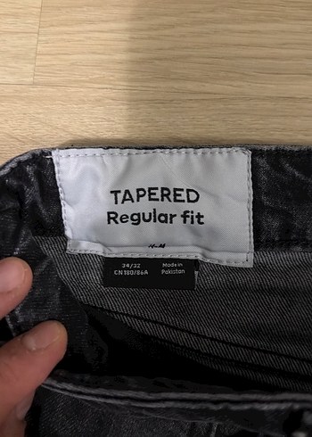 Erkek Siyah Normal Kesim Kot Pantolon - Görsel 2