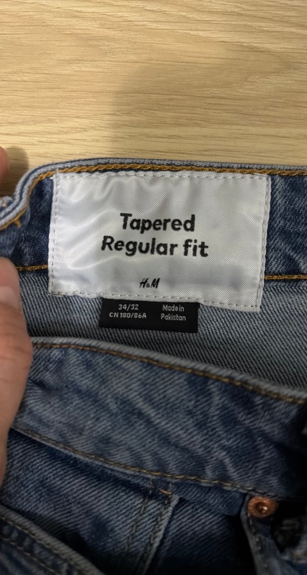 Erkek Lacivert Normal Kesim Kot Pantolon - Görsel 2