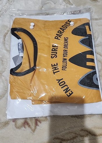 24-36 Ay Beden sarı Renk Erkek Çocuk yazlık takım
