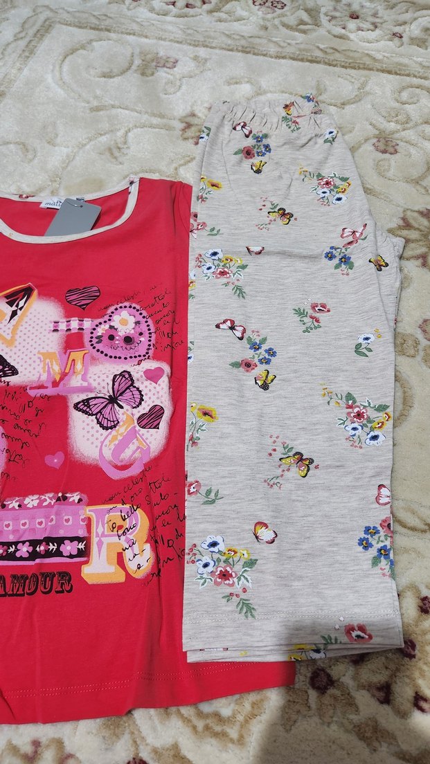 Kız çocuk yazlık pijama takımı - Görsel 3