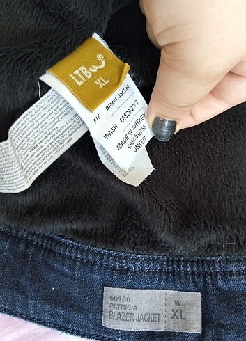 Diğer İçi kadife Kot blazer