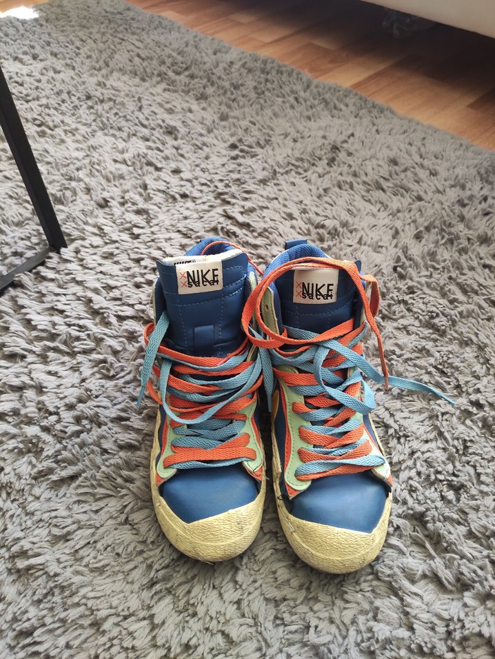 Nike Renkli Bağcıklı ve Universel  Ayakkabı - Görsel 4