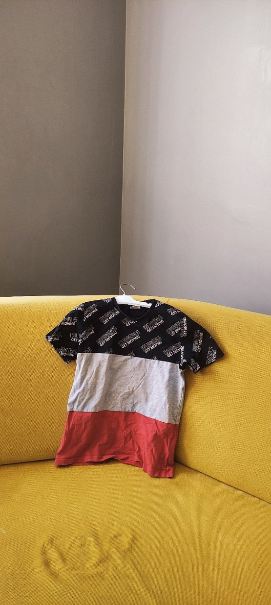 Erkek Çocuk Çok Renkli Baskılı Tişört - Görsel 2