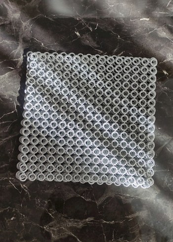 Beyaz Halka Desenli El Yapımı Supla - Görsel 3