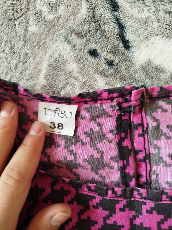 Uzun Kollu Pembe Bohem gömlek - Görsel 2