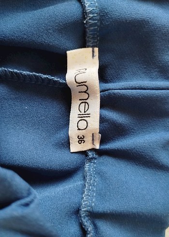 Mavi Midi Kadın Takım Elbise - Görsel 6