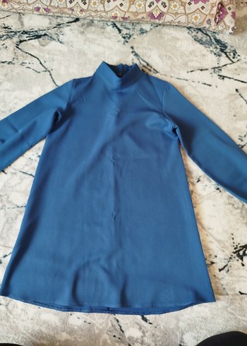 Mavi Midi Kadın Takım Elbise - Görsel 3