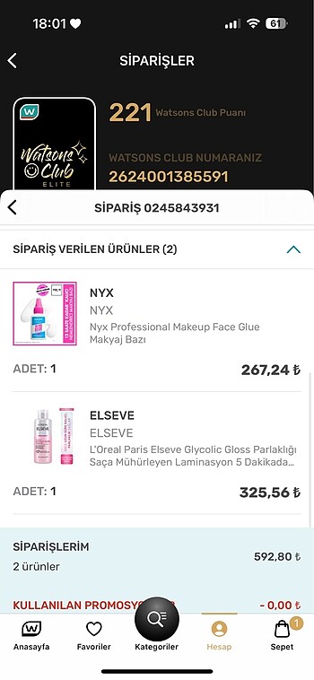 Beden Nyx face glue