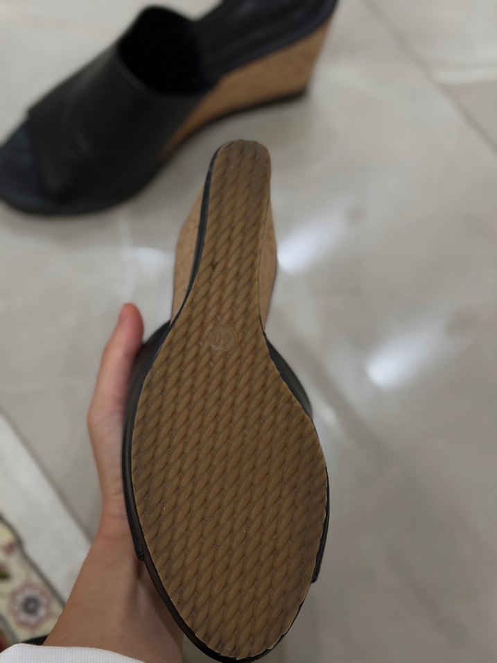 Siyah Minimal Slip-On Terlik — görsel 4/5