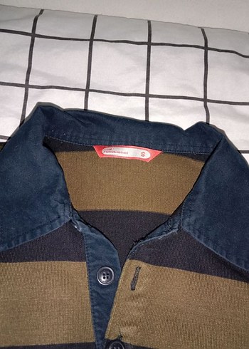 m Beden vintage çizgili uzun kollu