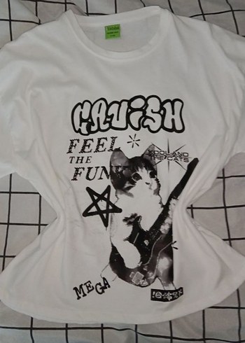 cat guitar y2k tshirt