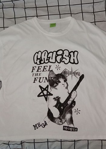 Diğer cat guitar y2k tshirt
