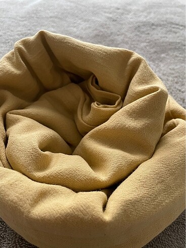 Diğer FRESH SCARF Hardal Pamuk Vual Şal