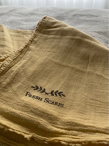 FRESH SCARF Hardal Pamuk Vual Şal
