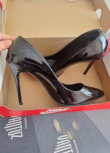 39 Beden siyah Renk Stiletto ayakkabi