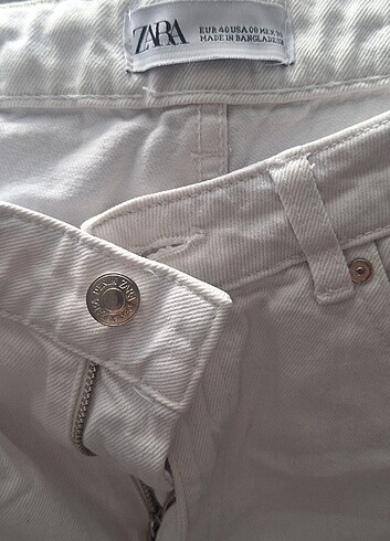42 Beden beyaz Renk Zara jean