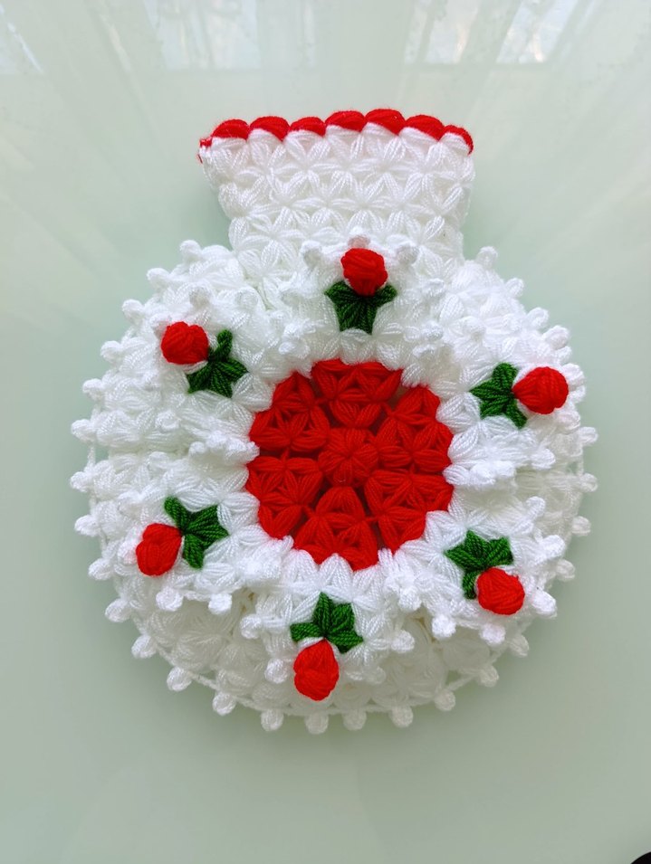 Çiçekli lif seti - Görsel 4