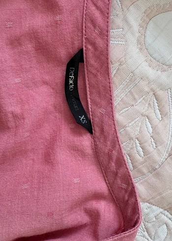xs Beden Pastel Pembe Kadın Gömlek