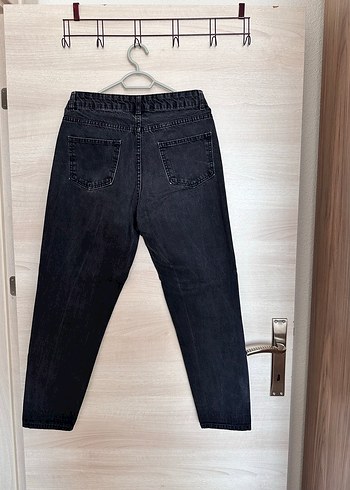 Diğer Siyah Midi Boy Kadın Denim Jean