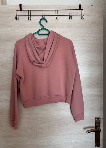 Koton Pembe Baskılı Salaş Sweatshirt