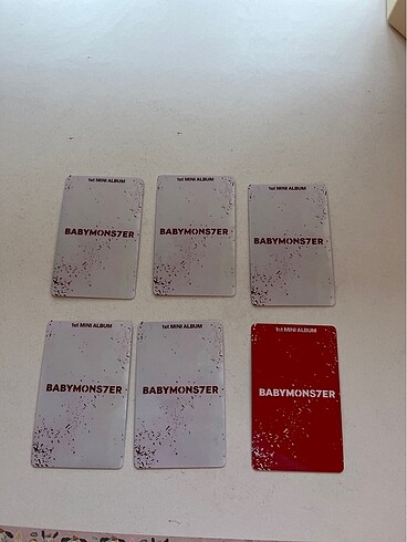 diğer Beden çeşitli Renk 6 adet babymonster PC