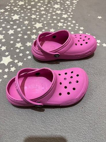 29 Beden pembe Renk Crocs orijinal çocuk terliği