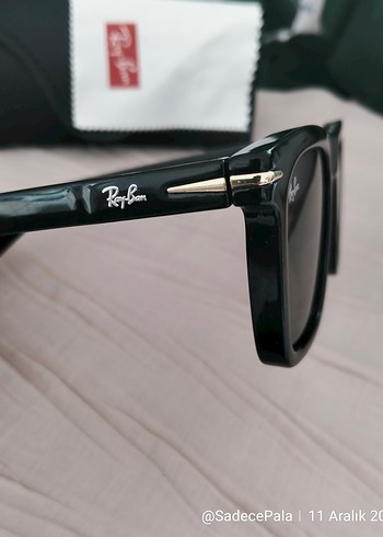 RayBan Wayfarer RayBan Deri Kılıf -Silme Bezi ile Set Olarak - Görsel 4