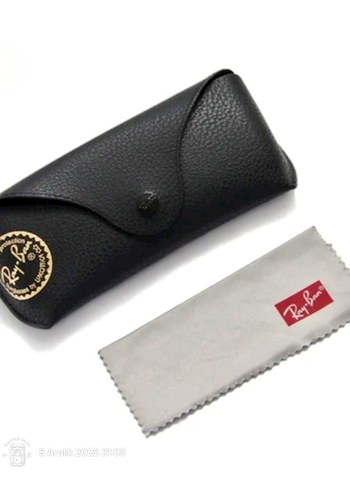 RayBan Wayfarer RayBan Deri Kılıf -Silme Bezi ile Set Olarak - Görsel 6