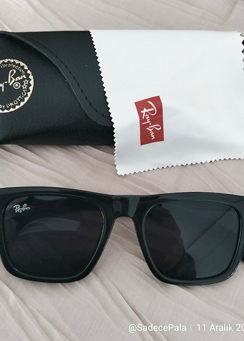 RayBan Wayfarer RayBan Deri Kılıf -Silme Bezi ile Set Olarak - Görsel 5