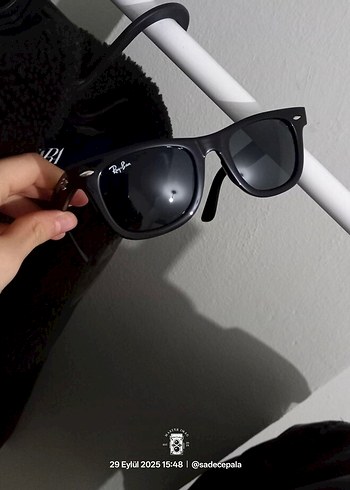 RayBan Wayfarer RayBan Deri Kılıf - Silme Bezi ile Set Olarak - Görsel 2