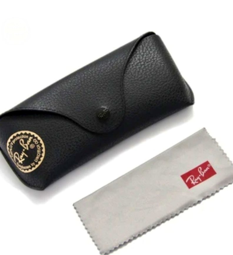 RayBan Wayfarer 2140RayBan Deri Kılıf -Silme Bezi ile Set Olarak - Görsel 3