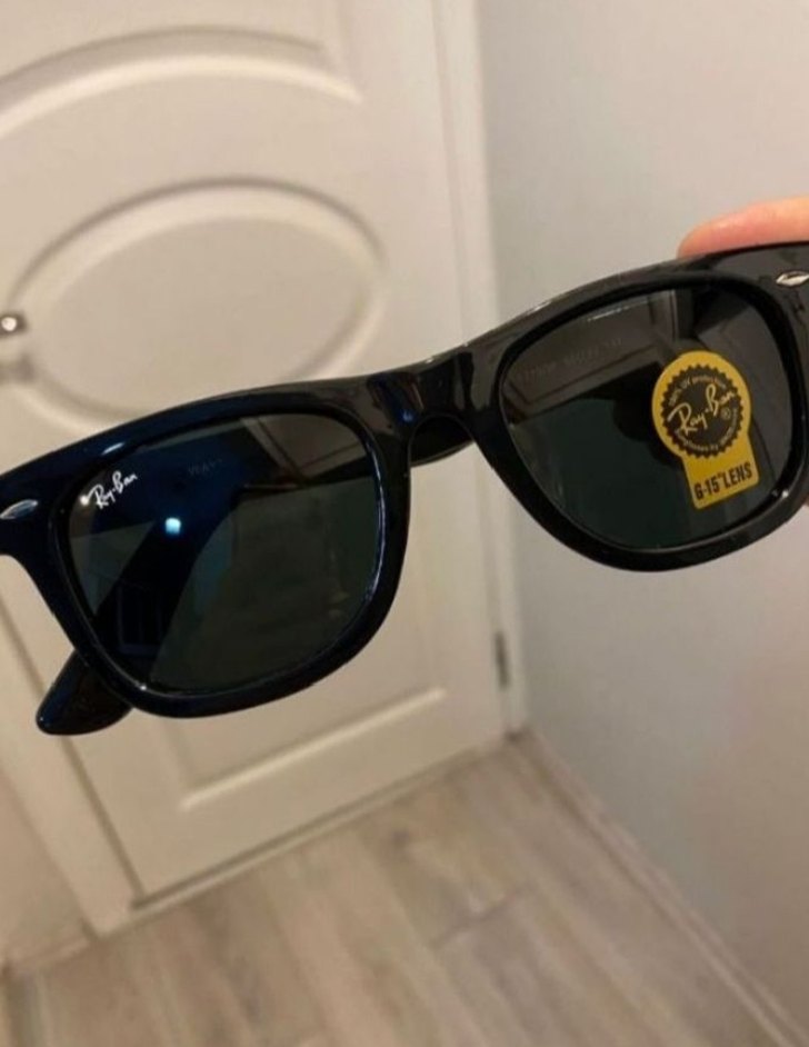 RayBan Wayfarer 2140RayBan Deri Kılıf -Silme Bezi ile Set Olarak - Görsel 2