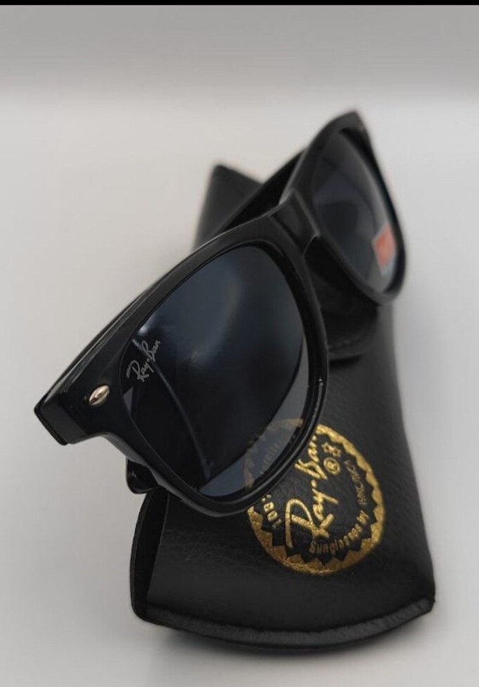 RayBan Wayfarer 2140RayBan Deri Kılıf -Silme Bezi ile Set Olarak - Görsel 4