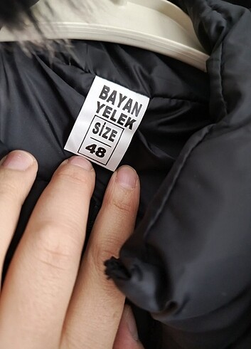 48 Beden siyah Renk Yelek