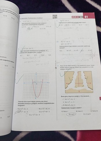 AYT Matematik Soru Bankası 3D Yayınları - Görsel 2