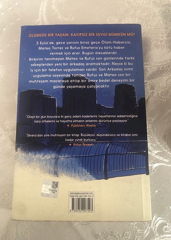  Ve Sonunda İkisi de Ölür - Adam Silvera