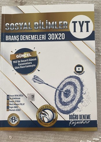 TYT Sosyal Bilimler Branş Denemeleri 30x20