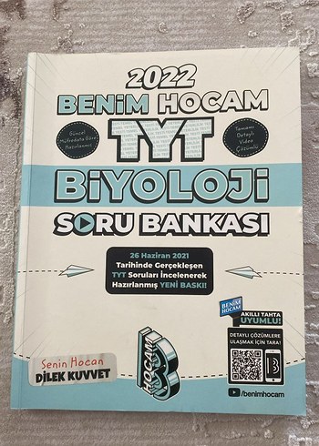 Benim Hocam TYT Biyoloji Soru Bankası 2022