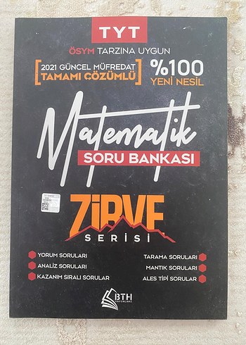 TYT Matematik Soru Bankası - Zirve Serisi