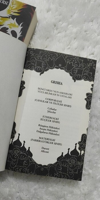 Beden Renk Gölge ve kemik kitap serisi. (1. Kitap yok)