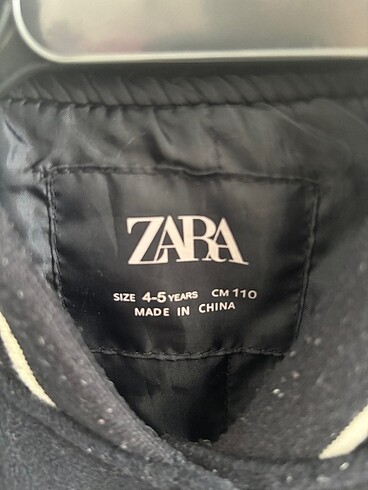 5 Yaş Beden Zara Bomber Mont