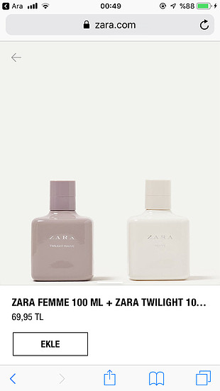 Zara twilight mauve parfüm