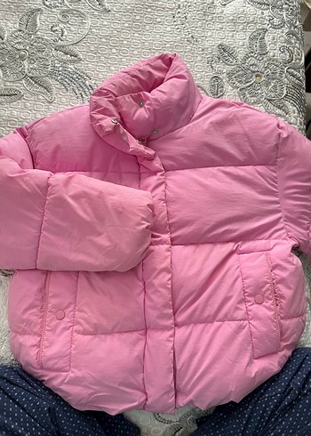 Pull and bear pembe mont - Görsel 3