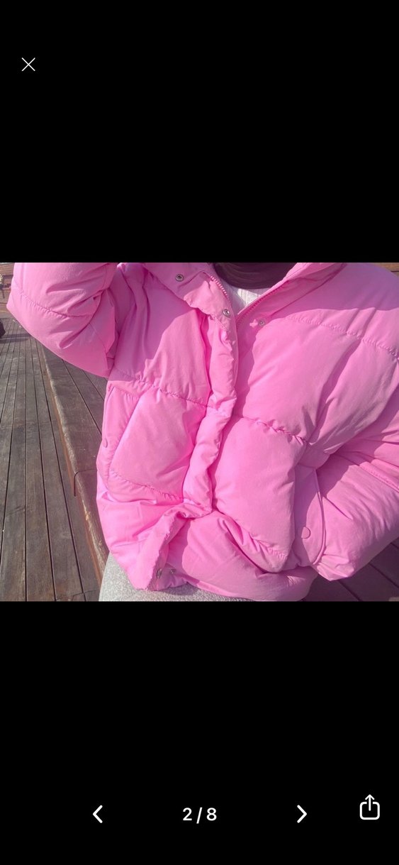 Pull and bear pembe mont - Görsel 2