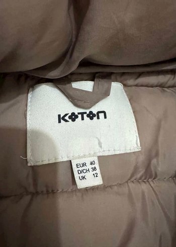 Kadın Bej Midi Mont, Kapüşonlu, Suni Kürk Detaylı - Görsel 5