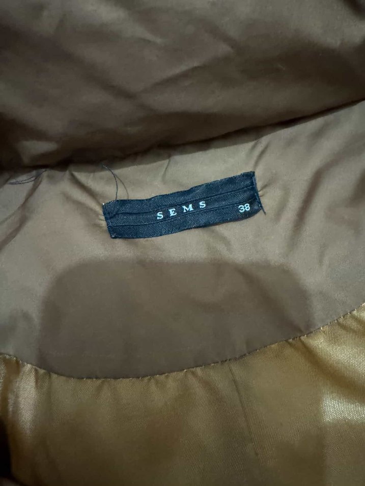 Kürklü Kahverengi Kadın  Mont - Görsel 5