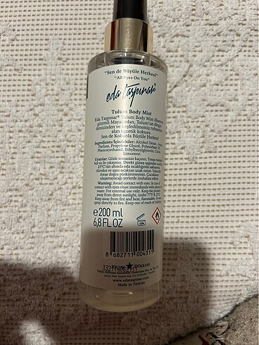 Eda Taşpınar Eda Taşpınar Tulum body mist